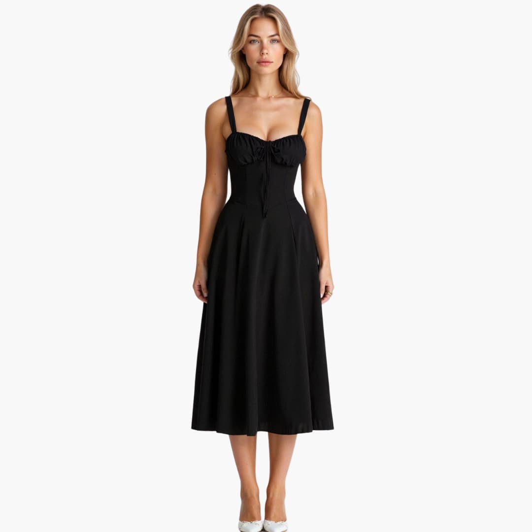 Stella | Women's Light Flowy Midi Dress