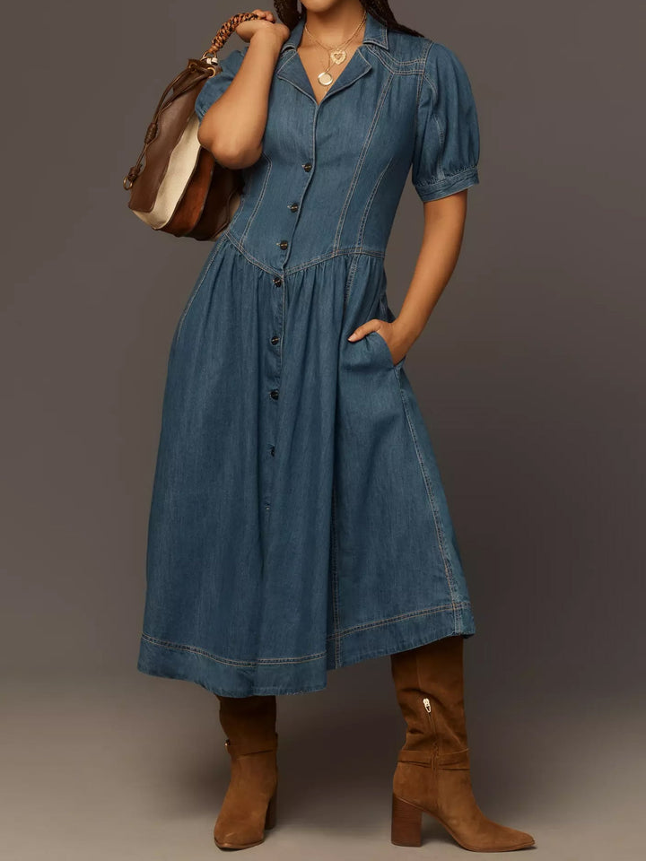 Perrus Jeans Midi Dress