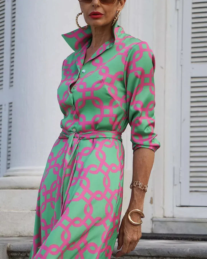 "JULIETTE" Elegant Long Sleeve Dress