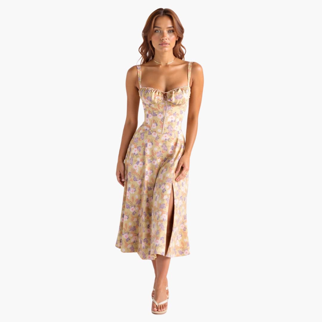 Stella | Women's Light Flowy Midi Dress