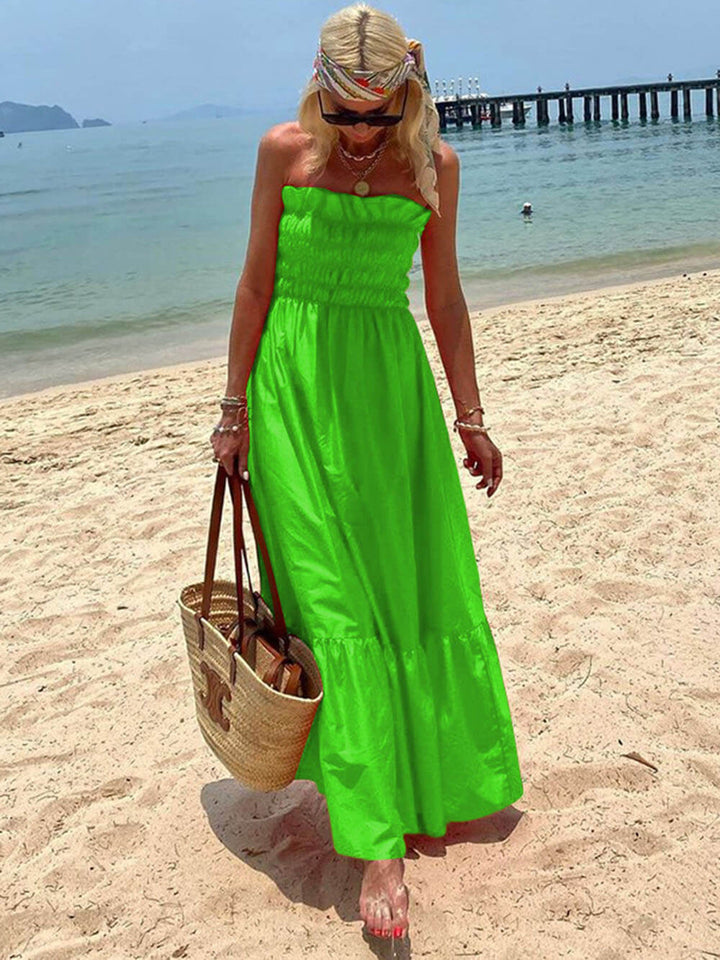 Deborah - Charming Strapless Maxi Dress