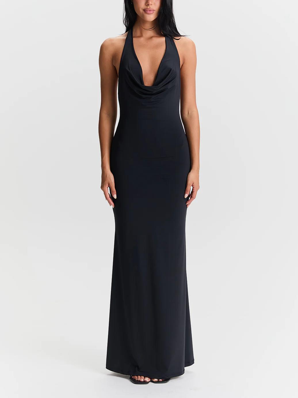 Harper Pearl Chains Maxi Dress
