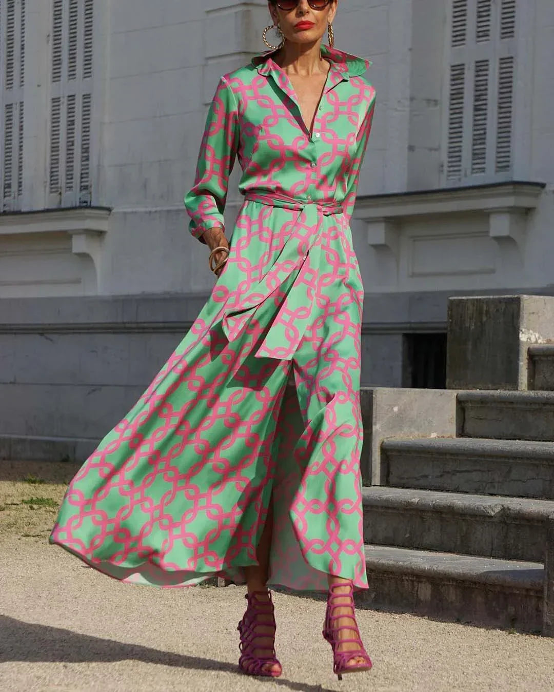 "JULIETTE" Elegant Long Sleeve Dress