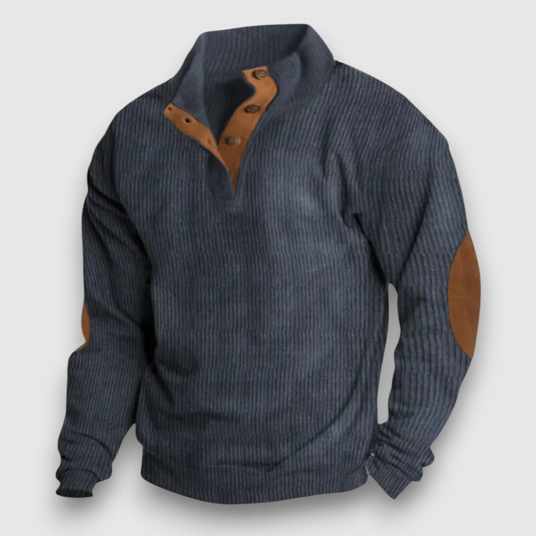 Hudson™ | Ribbed Sweater with Buttons