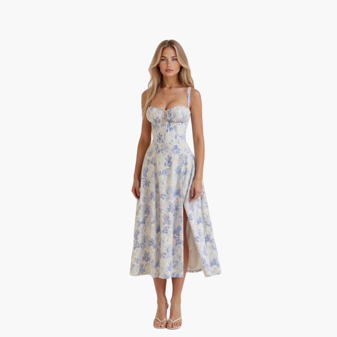 Stella | Women's Light Flowy Midi Dress