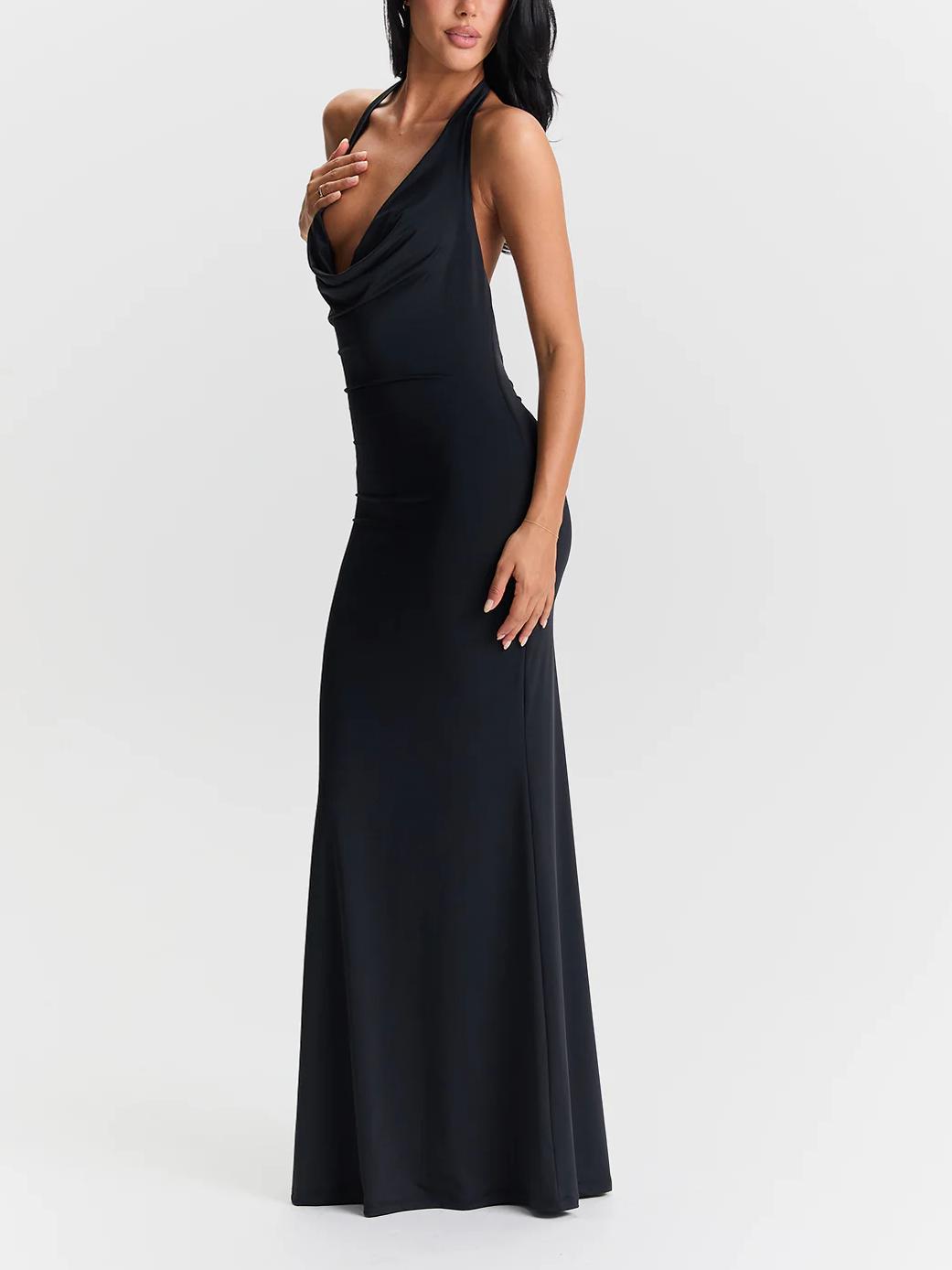 Harper Pearl Chains Maxi Dress