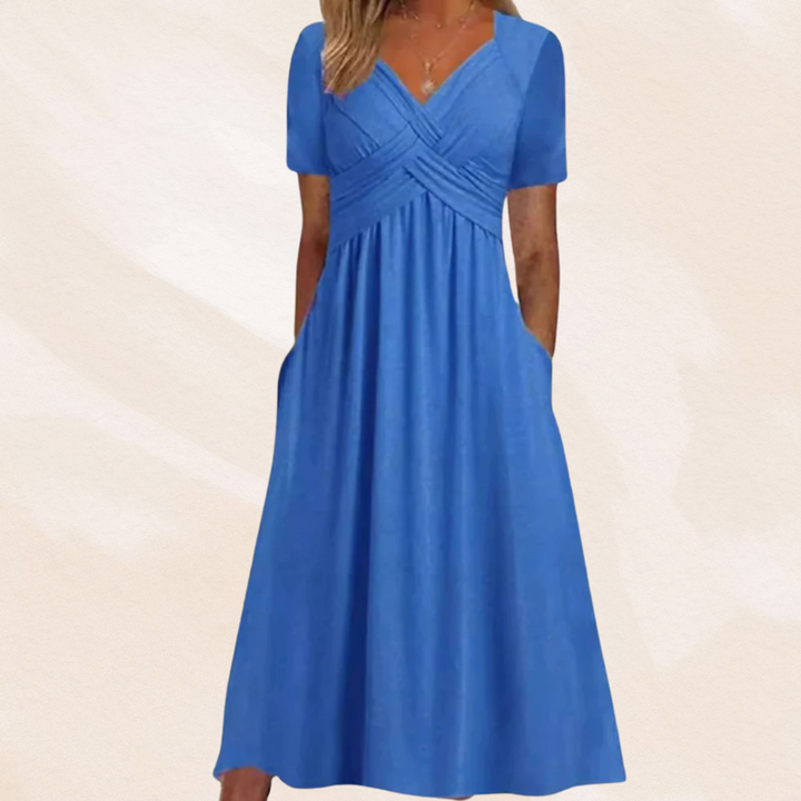 Mirella™ | Stylish V-neck Dress