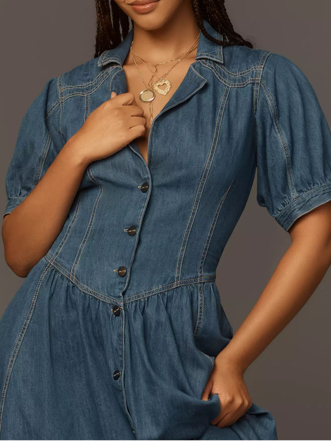 Perrus Jeans Midi Dress