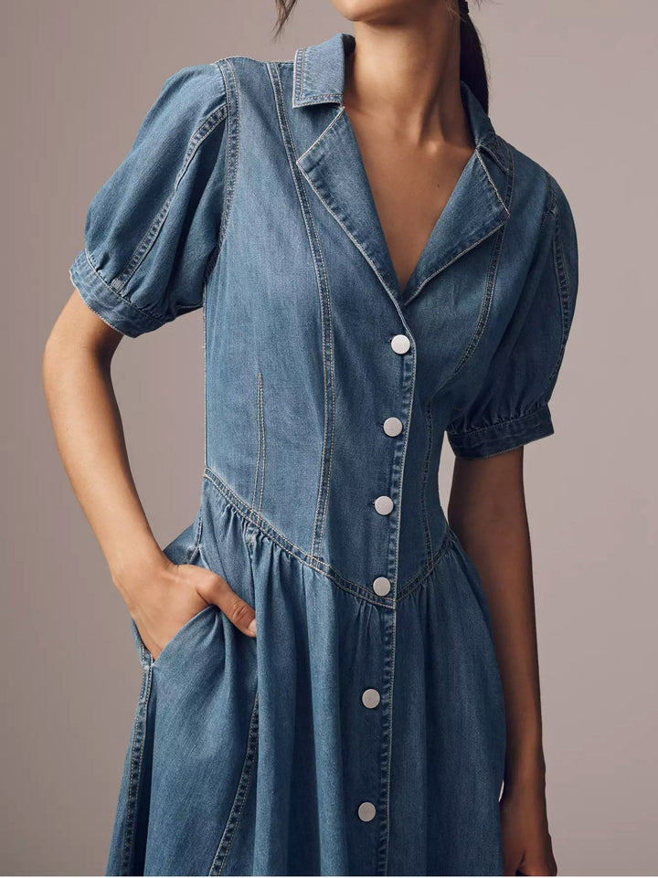 Perrus Jeans Midi Dress
