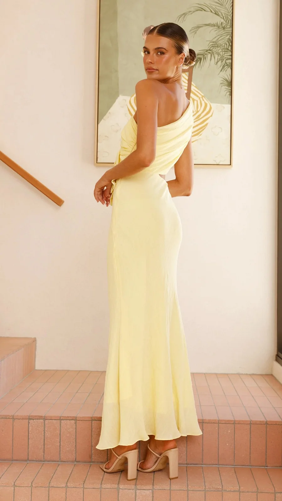 One Shoulder Sheath Dress