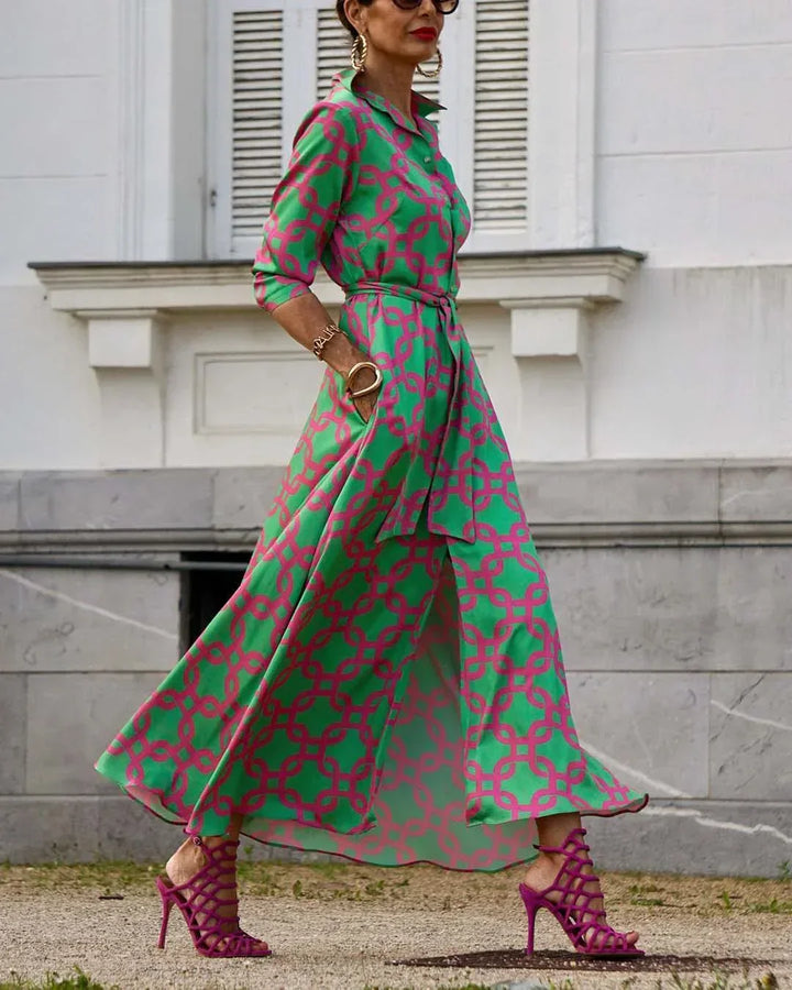 "JULIETTE" Elegant Long Sleeve Dress