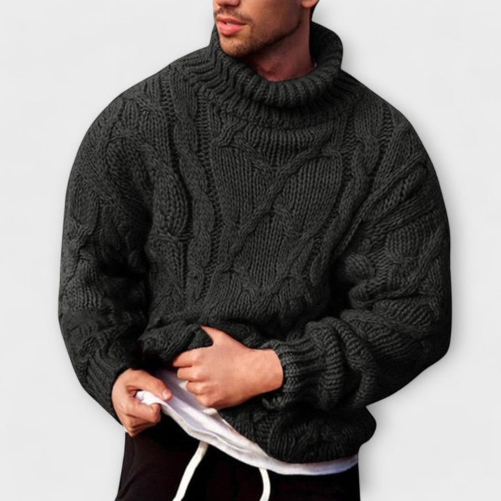 Maxwell™ | Winter Knit Turtleneck Sweater