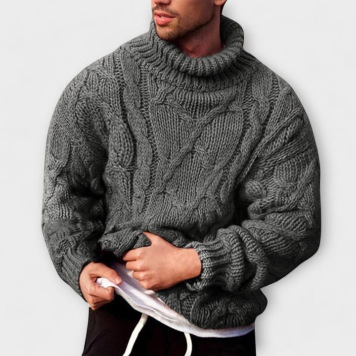 Maxwell™ | Winter Knit Turtleneck Sweater