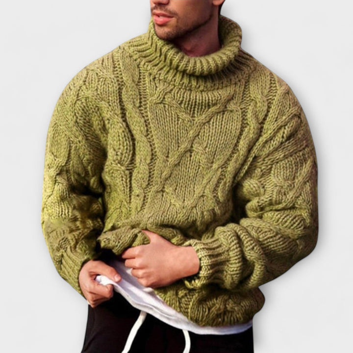 Maxwell™ | Winter Knit Turtleneck Sweater