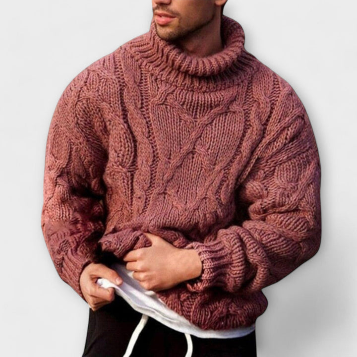 Maxwell™ | Winter Knit Turtleneck Sweater