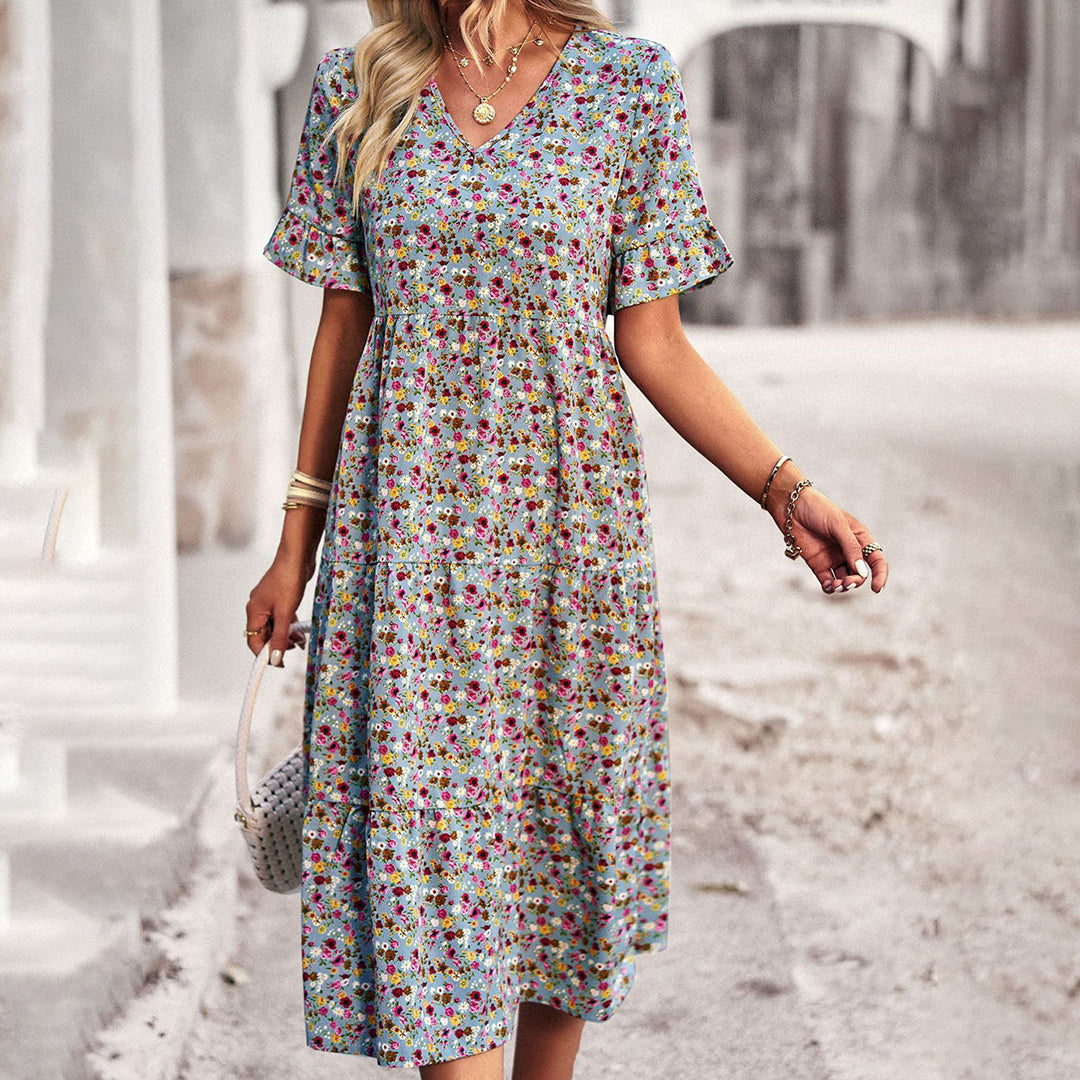 Emery Floral Summer Midi Dress
