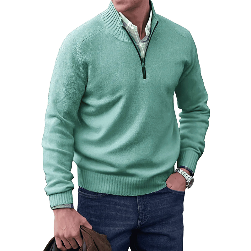 Noah™ | Cashmere Sweater with Zipper