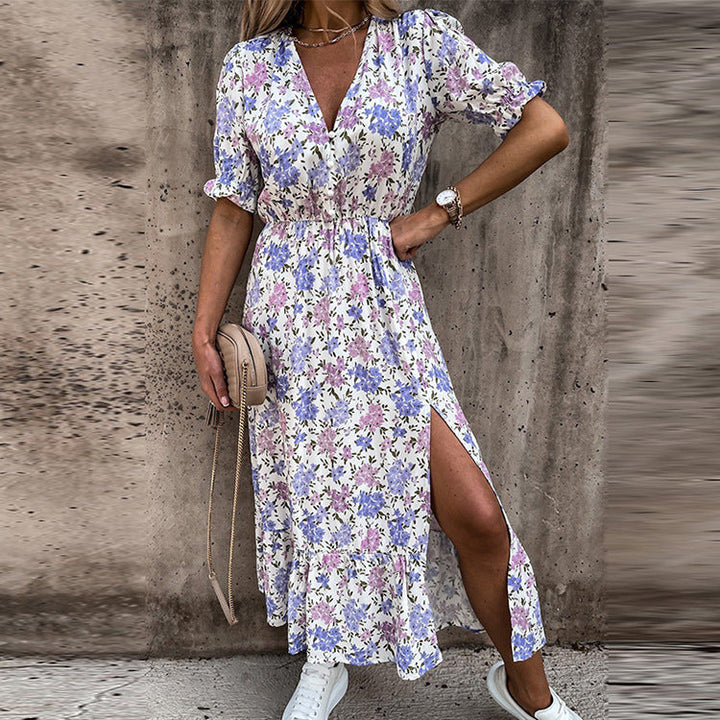 Naila - Elegant Floral Dress