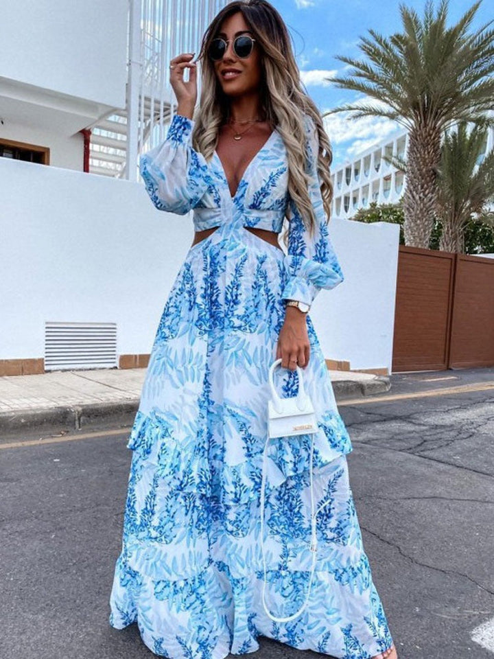 Paris Elegant Summer Maxi Dress