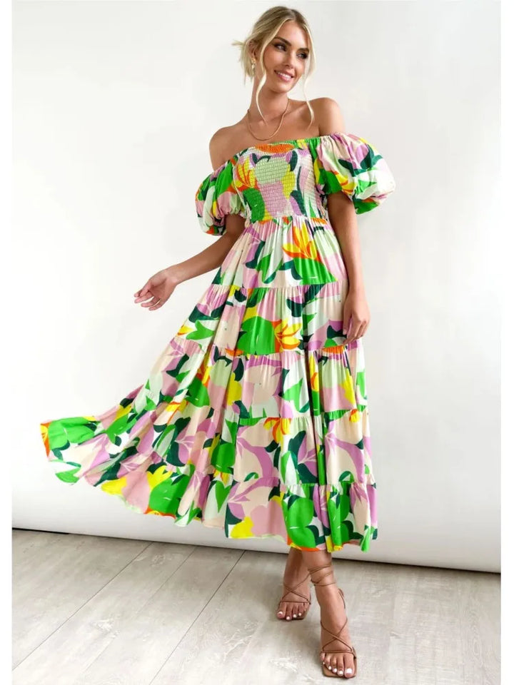 Celeste Off-Shoulder Maxi Dress (Almost sold out)