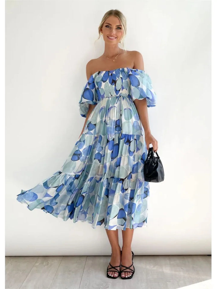 Celeste Off-Shoulder Maxi Dress (Almost sold out)