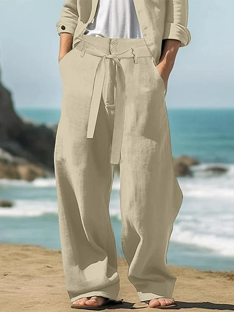 Miran - Coastal Linen Trousers