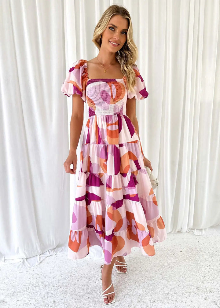 Celeste Off-Shoulder Maxi Dress (Almost sold out)