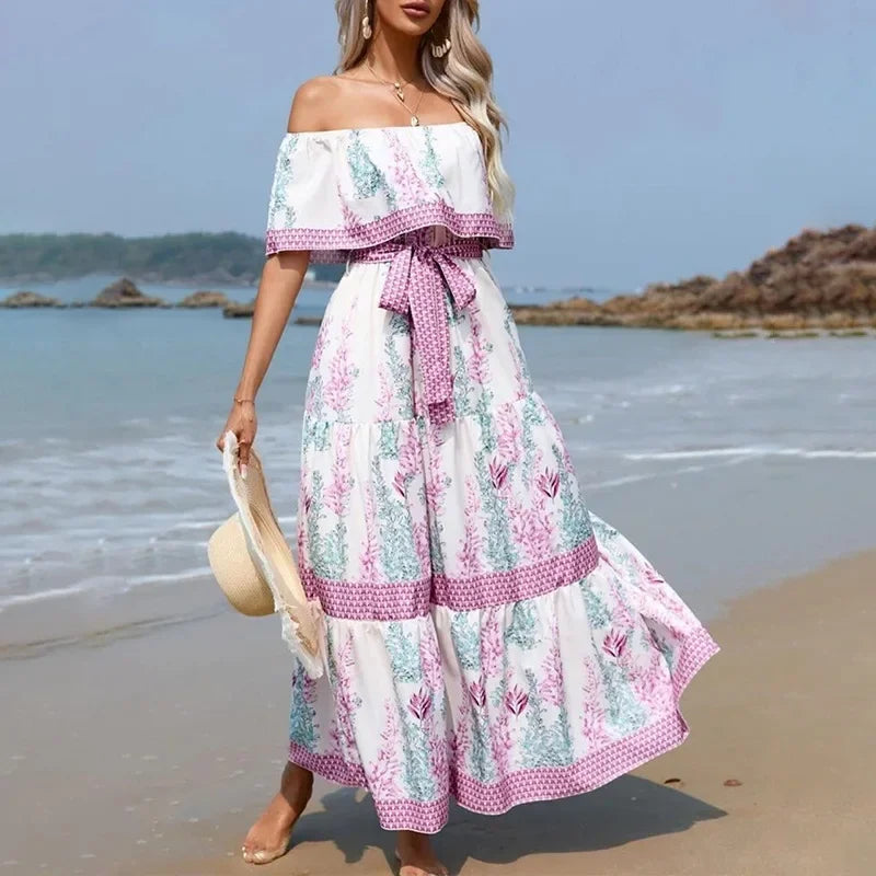Amara Off-Shoulder Maxi Dress