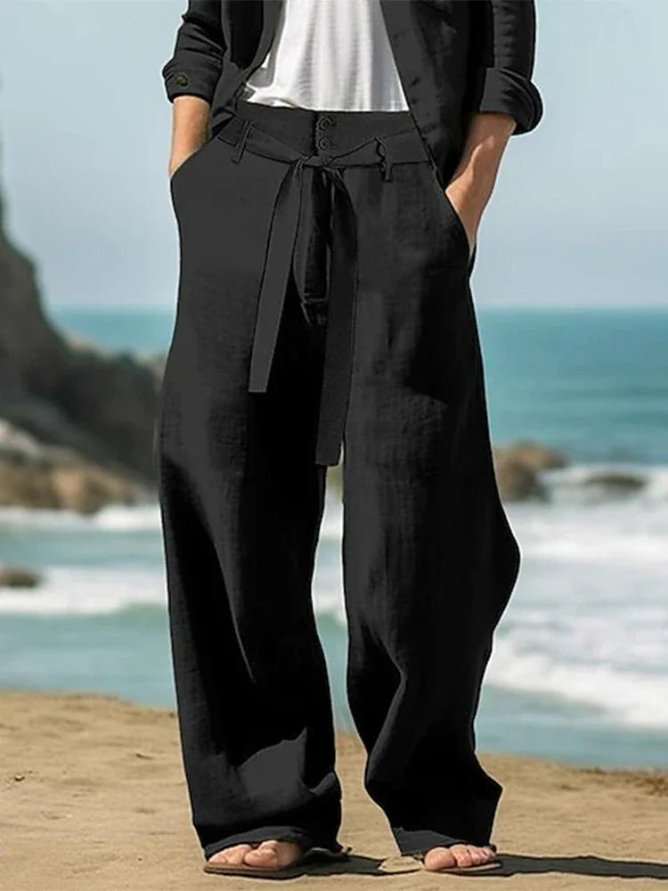 Miran - Coastal Linen Trousers
