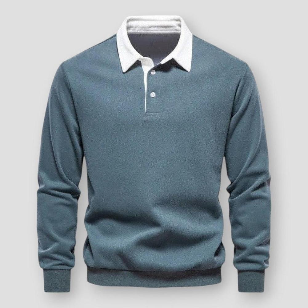 Saint Morris Petaluma Long Sleeve Polo