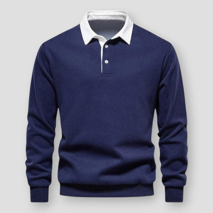 Saint Morris Petaluma Long Sleeve Polo