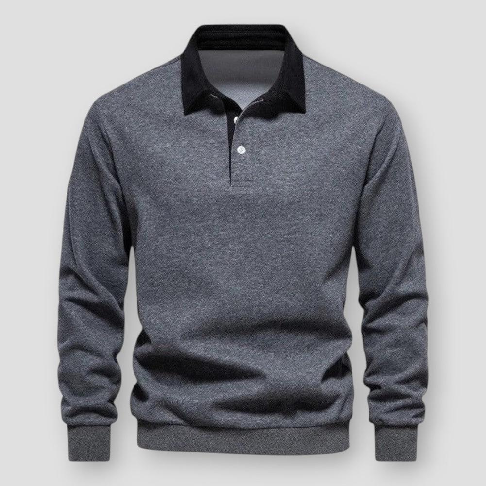 Saint Morris Petaluma Long Sleeve Polo