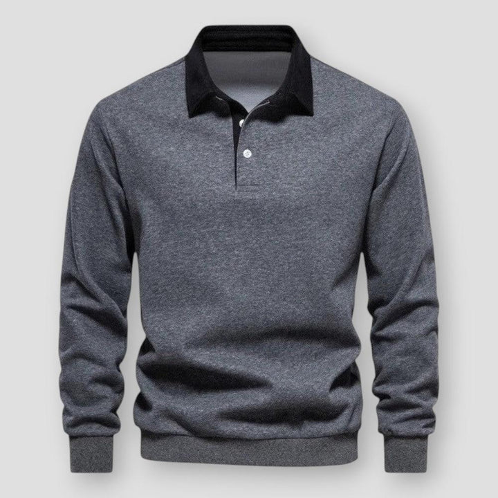 Saint Morris Petaluma Long Sleeve Polo