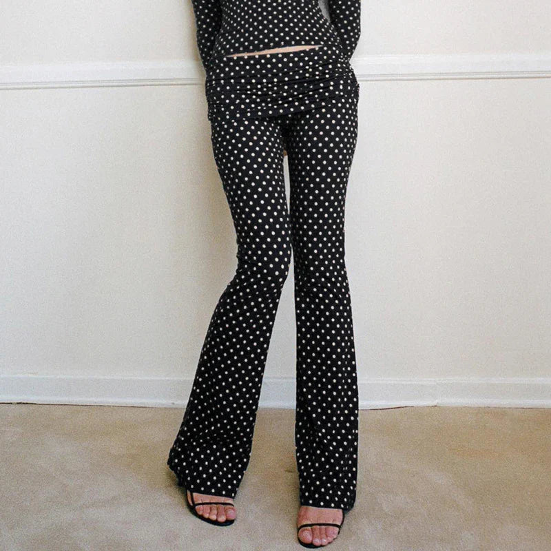 Elara Polka Dot Print Set
