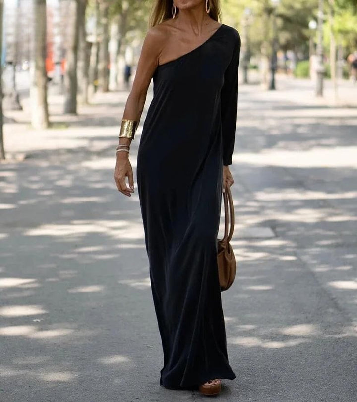 Fiona Elegant Off-Shoulder Dress