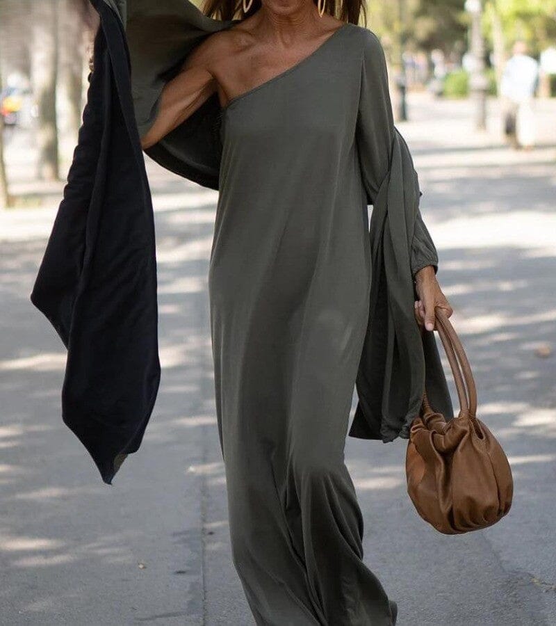 Fiona Elegant Off-Shoulder Dress
