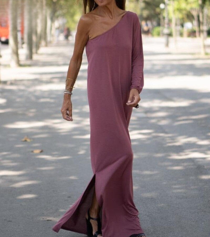 Fiona Elegant Off-Shoulder Dress