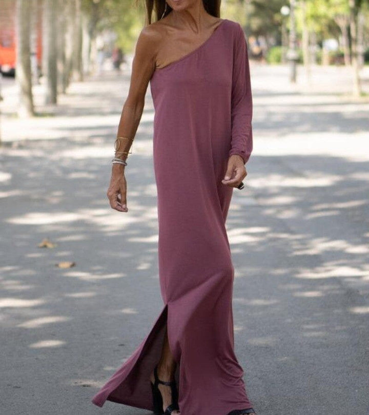 Fiona Elegant Off-Shoulder Dress