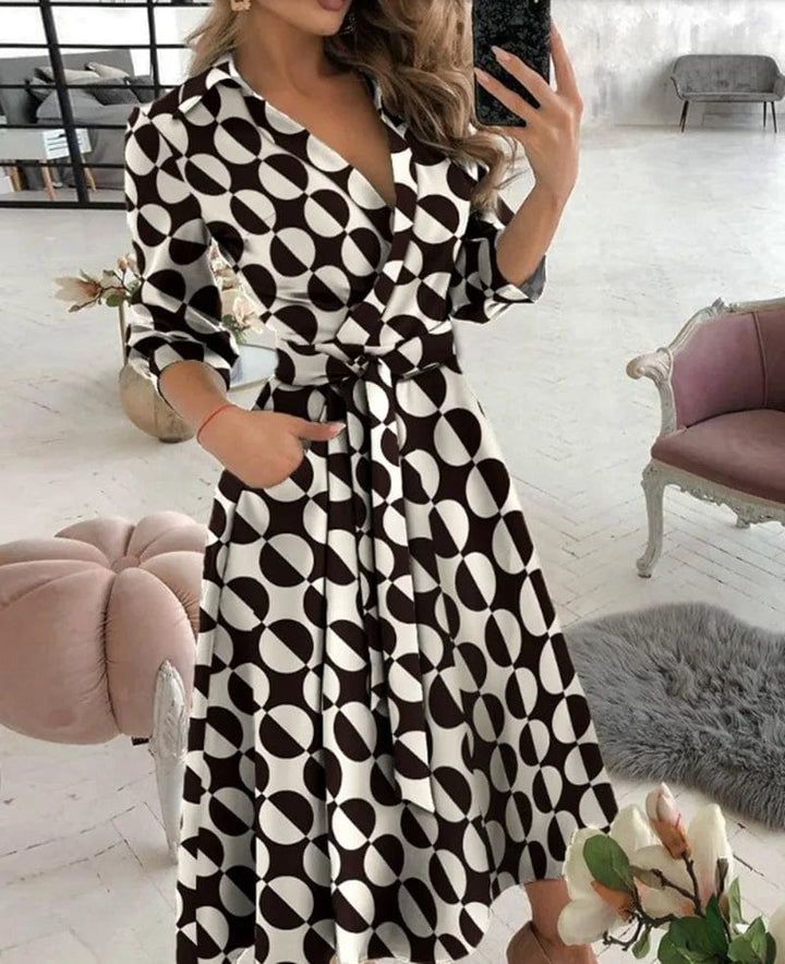 Lucy - Elegant Midi Dress - for Women