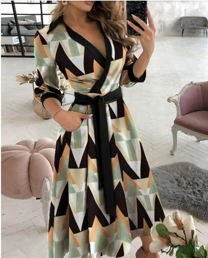 Lucy - Elegant Midi Dress - for Women
