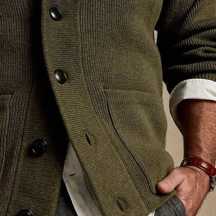 Dean™ | Classic Collar Cardigan